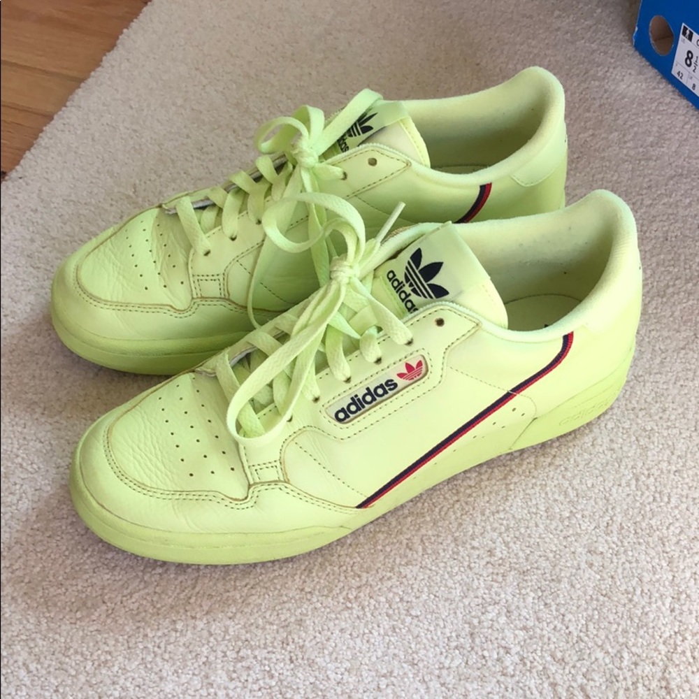 Lightly used adidas continentals